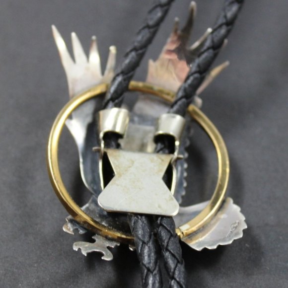 HP! Silver Cloud Southwestern Flying Eagle Bolo - Picture 4 of 7